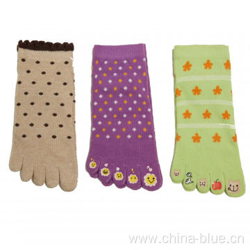 Girl's special five fingers socks